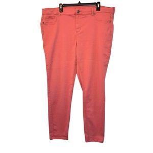 Maurices Dusty Pink Stretchy Jeans Plus Size 22